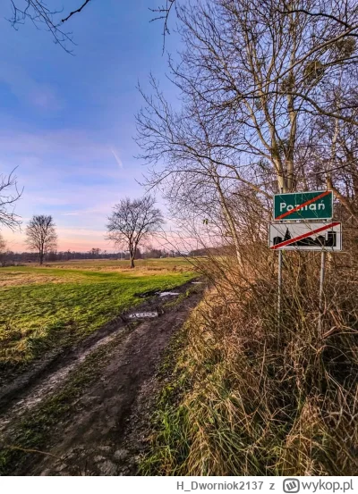 H_Dworniok2137 - Tak oto wyglądał wyjazd ze stolicy dzisiejszej Wielkopolski, Poznani...