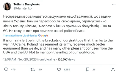 cardenas - Według popularnej ukraińskiej dziennikarki to Polska dzięki wojnie na Ukra...