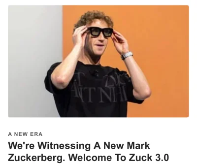 apeee - Zabawne jak ludzie nabierają się na nagły zwrot polityki #meta i bajki Zucker...