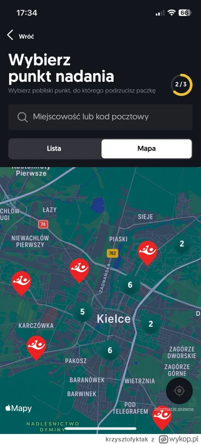 krzysztofyktak - @darek-jg a na mapie widzę tylko pocztę Polską