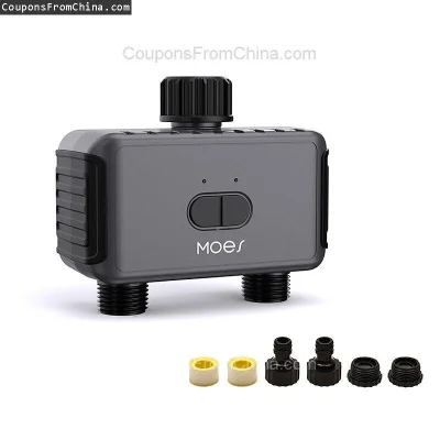 n____S - ❗ MoesHouse Tuya Smart Bluetooth Dual Watering Timer
〽️ Cena: 40.99 USD (dot...