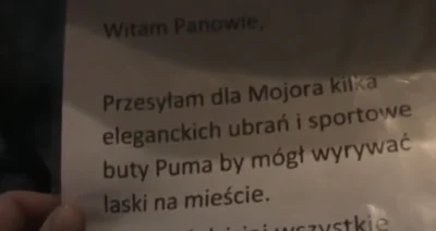 Desire22 - Witaj Panowie,

Przesyłam dla... dla... majora kilka eleganckich ubrań i s...