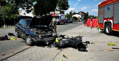 WarszawskiRozpylacz - Tragiczny wypadek drogowy. Pomimo reanimacji motocyklista nie p...