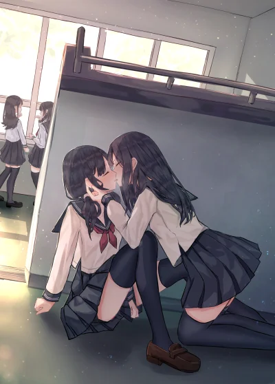 OttoFlick - #randomanimeshit #anime #zakolanowkianime #schoolgirl #yuri #originalchar...
