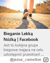 jezus_cameltoe - #bieganie #facebook #bieganielekkanozka

Zapraszamy na grupę Biegani...