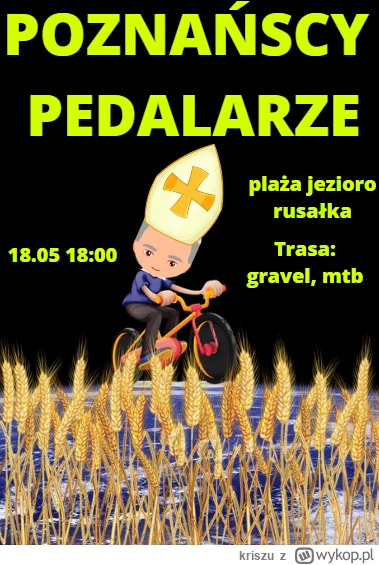 kriszu - UWAGA PEDALARZE Z POZNANIA
Zapraszam na pierwsze pedałowanie w #poznan  
Dat...