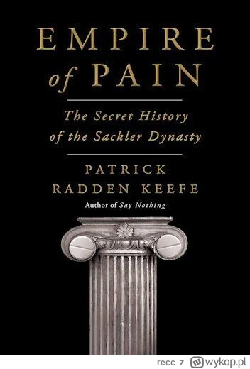 recc - 152 + 1 = 153

Tytuł: Empire of Pain: The Secret History of the Sackler Dynast...