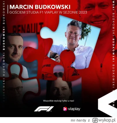 m.....y - Marcin Budkowski gościem/ekspertem ViaPlay

﻿#f1﻿ ﻿#formula1