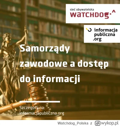 WatchdogPolska - Szukając adwokata, raczej chcielibyśmy wiedzieć, czy wobec tej osoby...
