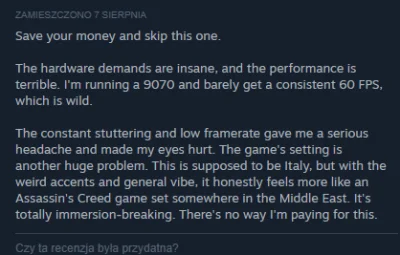 JuzNieBedePodrywalMirabelek - @wolfenek: szczerze to ja oceny tych mainstreamowych re...