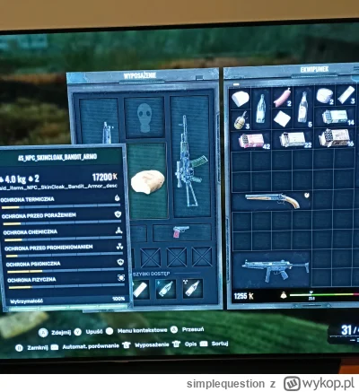 simplequestion - #stalker2 #gry #stalker 

Ubrałem chleb zamiast kurtki bo ma lepsze ...