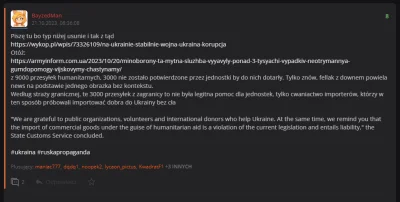 B.....n - >przecież oni zgodnie pisali że 1/3 pomocy jest rozkradana,

@Lukardio: Z t...