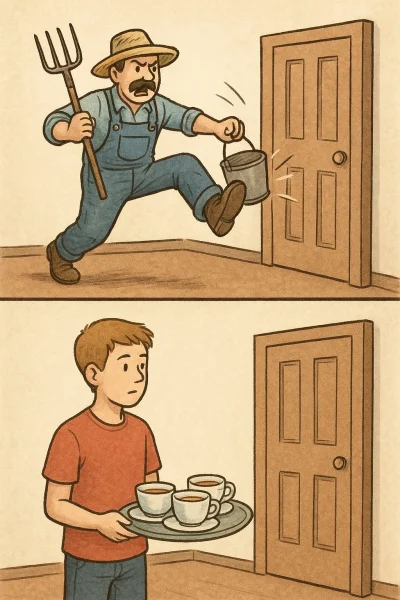 Bunch - Krzysiek w zestawieniu z innymi rolnikami... #heheszki #rolnikszukazony