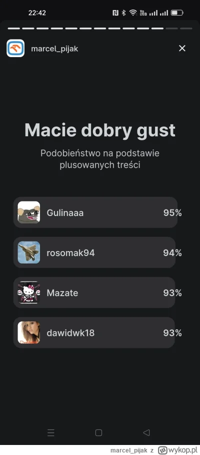 marcel_pijak - Ahoj! @Gulinaaa @rosomak94  @Mazate  @dawidwk18 

( ͡º ͜ʖ͡º)