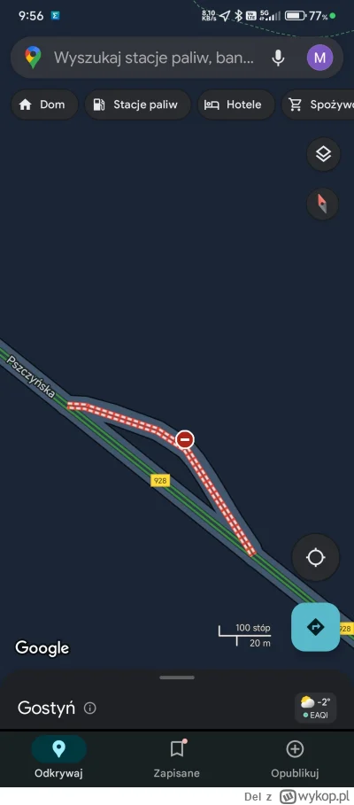 Del - @krossmaker Taka biało-czerwona linia ze znakami zakazu wyjazdu.