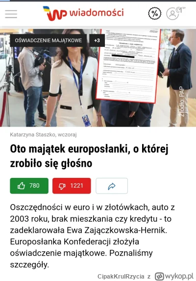 CipakKrulRzycia - #ewazajaczkowska #bekazkonfederacji #polityka #biedaumyslowa normal...