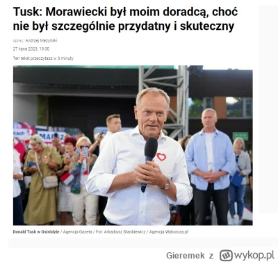 Gieremek - >Morawiecki został stworzony politycznie przez Kaczyńskiego

@BigBadBootyD...