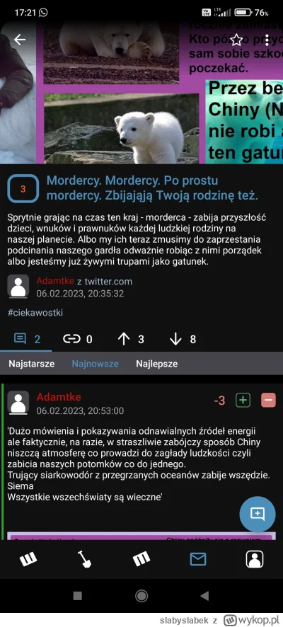 slabyslabek - @Adamtke No patrz Pan zdjęcie zjadło. Wracającą do tematu proszę zlicz ...