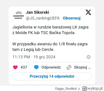 D.....l - Wyobraźcie sobie mecz Jaga - Legia w europejskim pucharze xD. Myślałem że t...