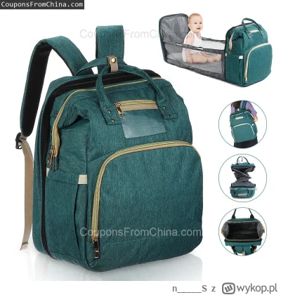 n____S - ❗ 3 in 1 Diaper Bag Backpack with Changing Station [EU]
〽️ Cena: $18.79 (dot...