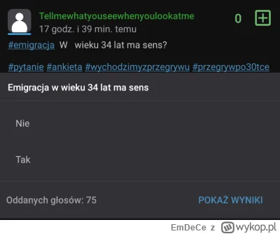 EmDeCe - @Tellmewhatyouseewhenyoulookatme 

XD

Wypad na zmywak czyścić talerze po em...