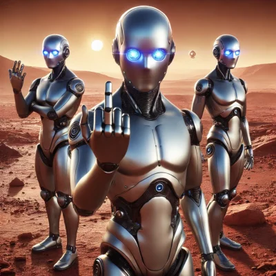 bylem_bordo - Będzie śmiesznie, jeśli zamiast ludzi kosmos skolonizują androidy i rob...