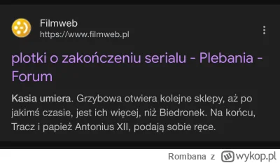 Rombana - #heheszki #seriale #teoriespiskowe #polska