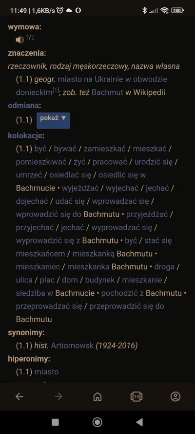 alteron - @Kagernak czemu odmieniasz Bachmut jako Bachmuta zamiast Bachmutu