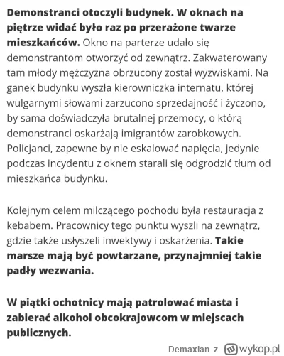 Demaxian - @Jabby: Wśród tych "obrońców" jest pewnie więcej patoli z odbytą odsiadką ...