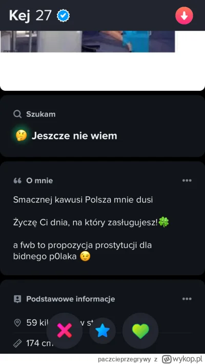 paczcieprzegrywy - FWB to prostytucja dla biednego p0laka xD ale niech tylko trafi si...