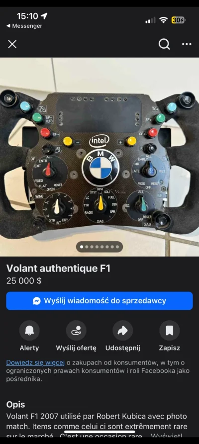 kromeczek - #f1 Ten typ z Kanady ma chyba jeszcze kierownicę z wraku xd. https://x.co...