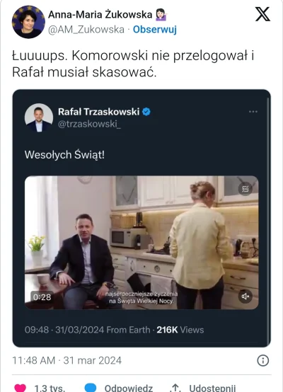 Davvs - Ale to jest gówno cringe spin, wielkie rzeczy się stały bo chłop nie może sob...