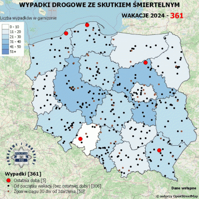 Salido - Minął 71. (z 73) dzień wakacji. 

W ciągu ostatniej doby miało miejsce 5 wyp...