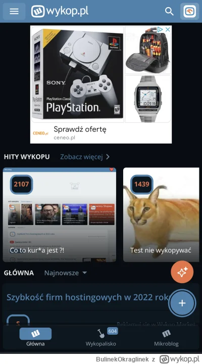 BulinekOkraglinek - Wraz z nową wersją serwisu rogale załadowały również reklamy z 19...