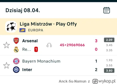 Anck-Su-Namun - Gramy póki Real nie strzeli ( ͡° ͜ʖ ͡°)
#mecz