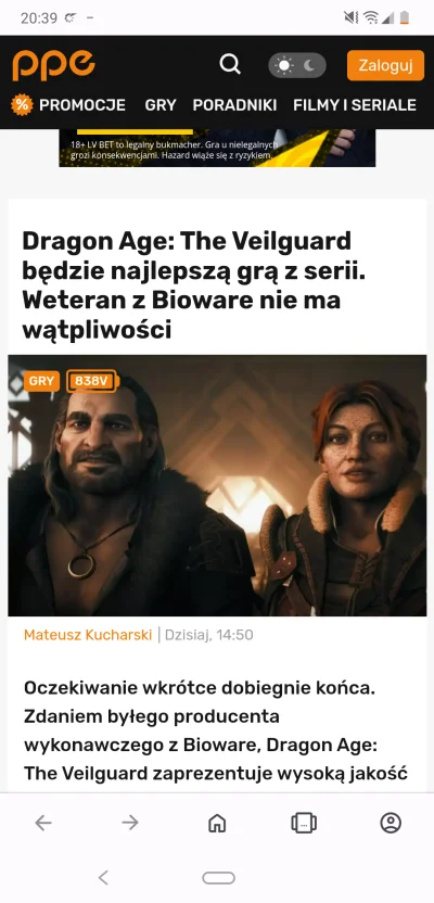 KurczeBele - Można spać spokojnie xddd

#dragonage #gry #smutno