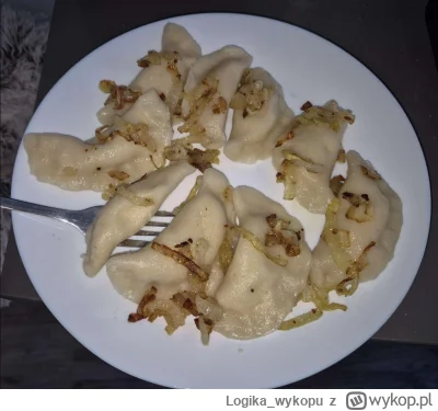 Logika_wykopu - Po raz pierwszy w życiu zrobiłem samodzielnie pierogi (｡◕‿‿◕｡) (Zawsz...