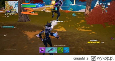 KingaM - #fortnite ale mecz, typowi skończyła się amunicja a  szedl zrestartować całą...