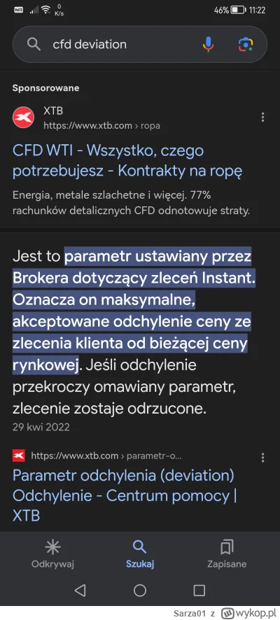 Sarza01 - >@Vateusz23: niektorzy ludzie z #meczenicyxtb nie wiedza nawet ze akcje cfd...