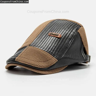 n____S - ❗ Collrown Men Leather Label Patch Beret Cap
〽️ Cena: 2.21 USD
➡️ Sklep: Ban...