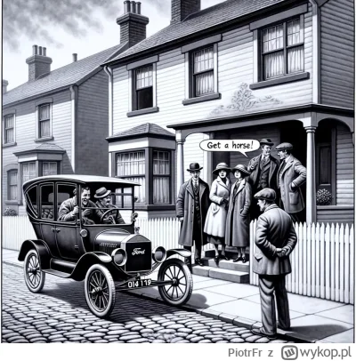 PiotrFr - Rok 1924, gdzieś w Polsce 

#motoryzacja #heheszki