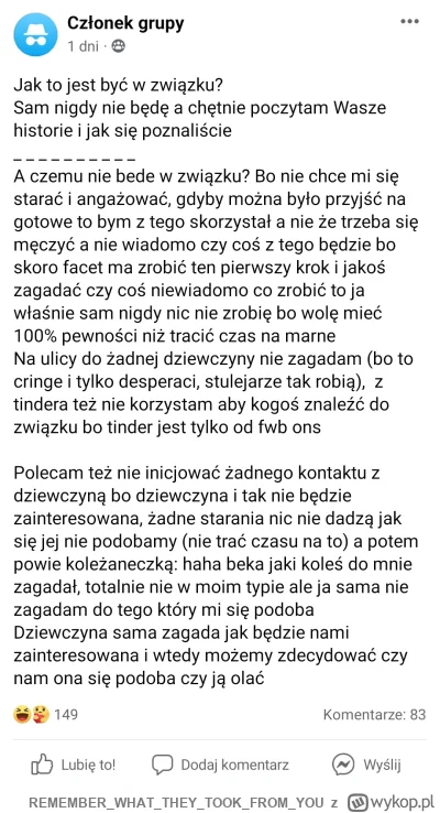 REMEMBERWHATTHEYTOOKFROM_YOU - Oczywiście większość reakcji haha to kobiety a w komci...