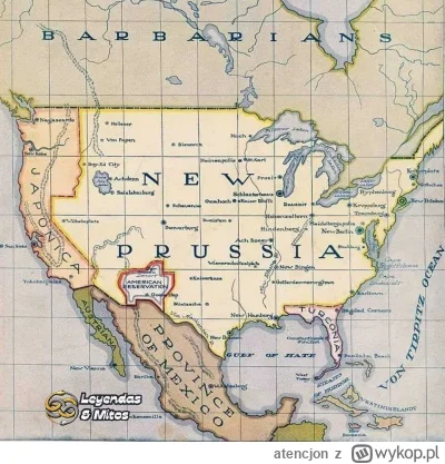 atencjon - To była propagandowa mapa stworzona przez aliantów podczas I wojny światow...