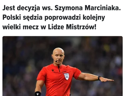 CzystaOdra - Oficjalnie: Marciniak sędzią meczu Real-City
#mecz #realmadryt #manchest...