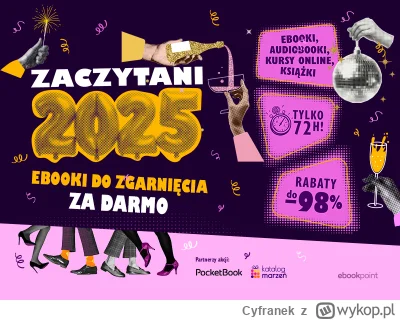 Cyfranek - Jak co roku, w księgarni Ebookpoint trwa noworoczna akcja promocyjna. Tym ...