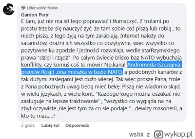 wshk - Wydało się gdzie mieszka @Andromeda_YT, baza NATO może nie przetrwać ataku spe...