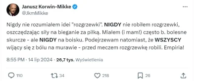 JPRW - Pan Jarmuż z kolejną interesującą opinią ekspercką. #mecz #korwin