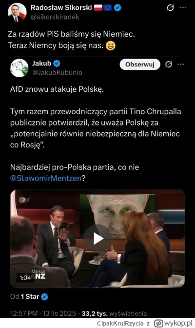 CipakKrulRzycia - #bekazkonfederacji #bekazpisu #polityka #polska #niemcy W sumie, to...