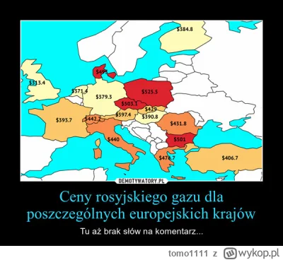 t.....1 - @Bloodhorn: A jeszcze pytanie o prorosyjskość. Kto nam taki świetny gaz za ...