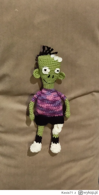 Kasia71 - Pan Czesław melanżowy po melanżu :)  Inspiracja był Czesio :)  wysokość ok....